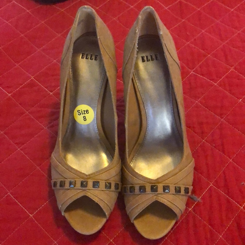 Camel High Heels Size 8